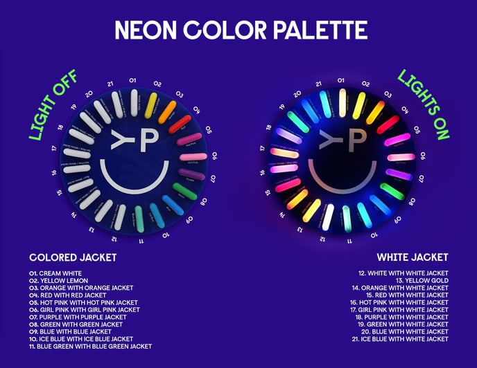 neon colors Color Palette